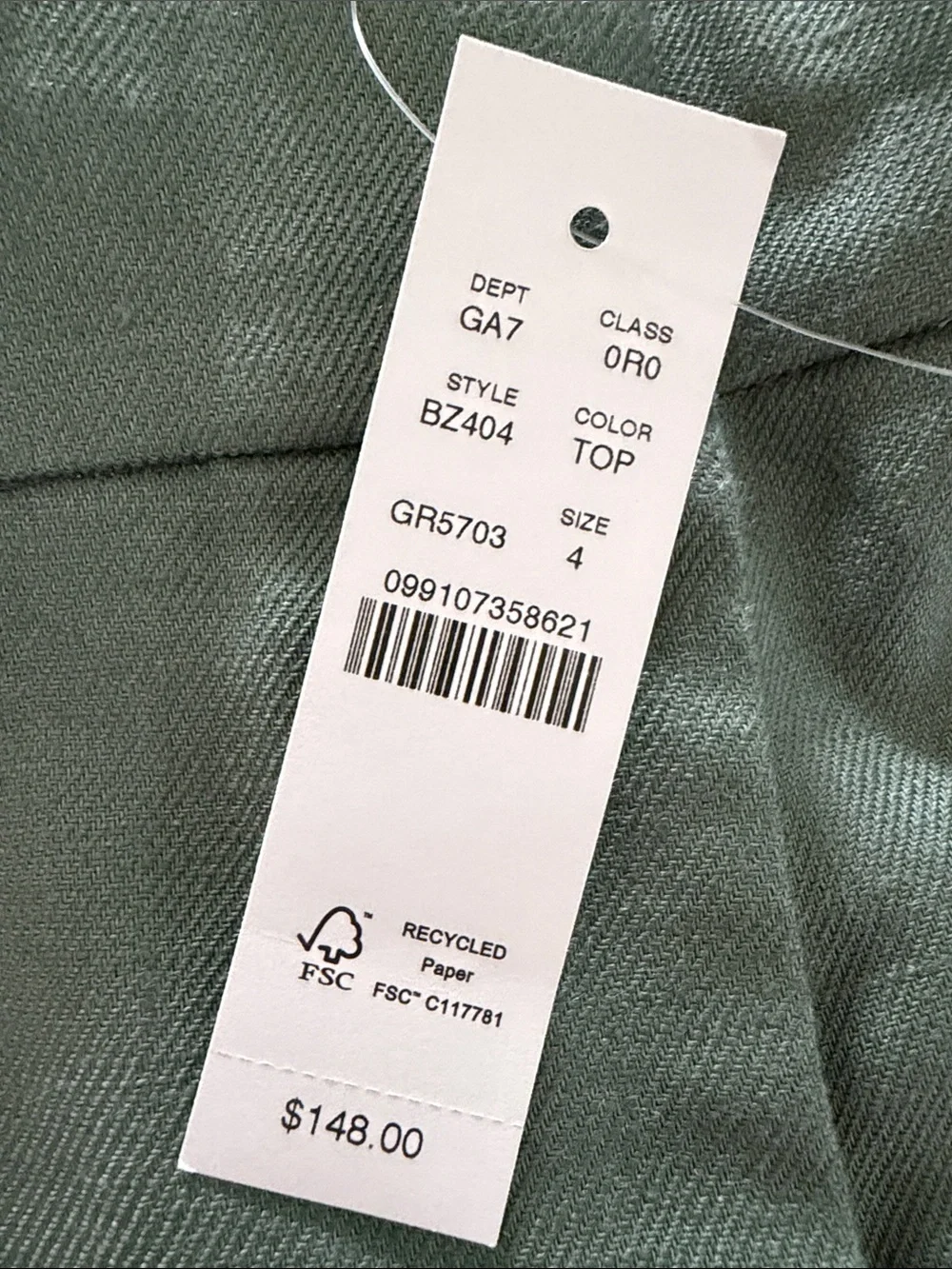 J. Crew Forest Green Wide-Leg Pants